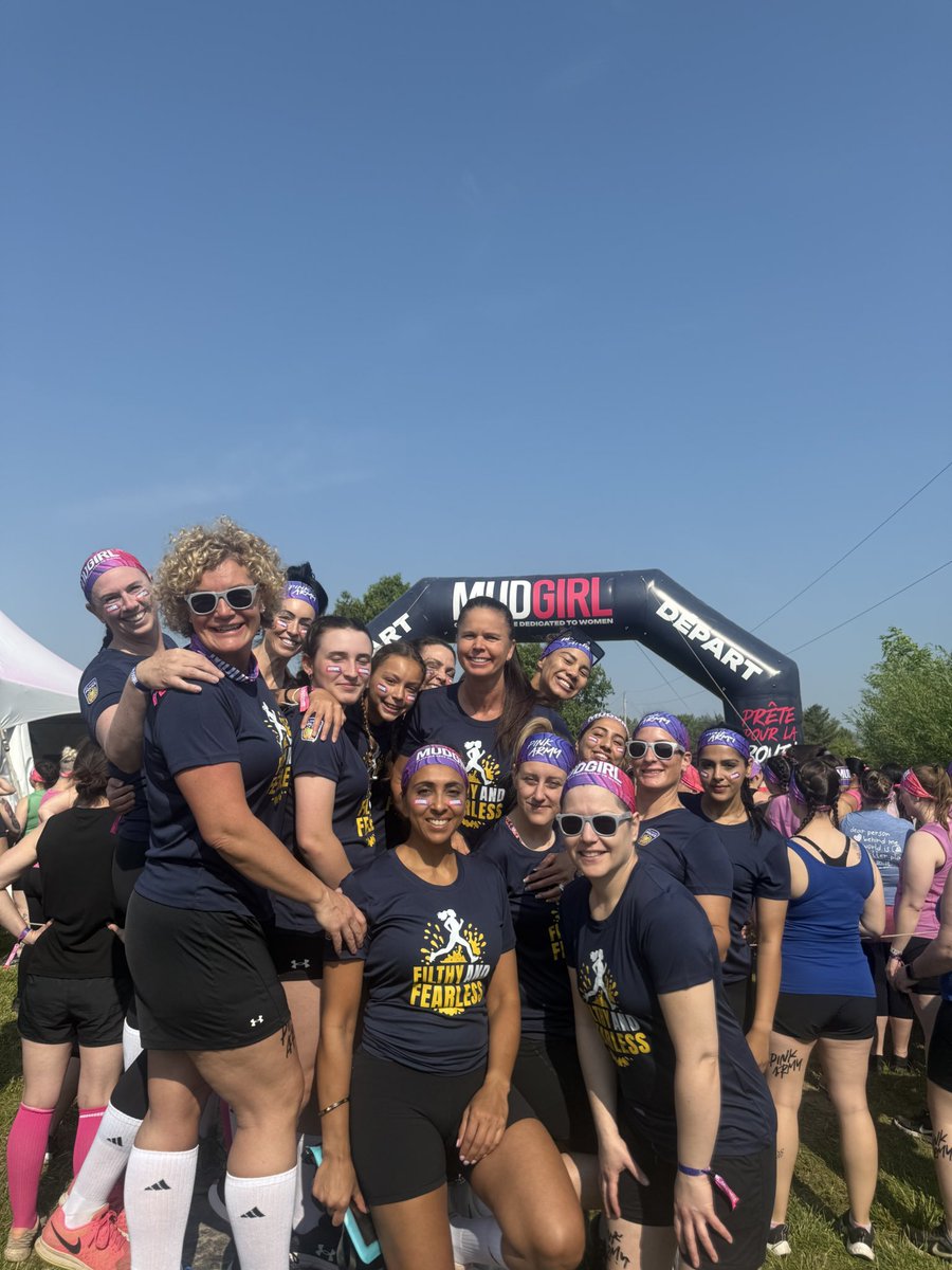 RMiller2221's tweet photo. Crawled through mud, laughed until we cried &amp; may never get our sneakers clean, but we crushed the 4th annual  @PeelPolice WISN Mudgirl Run! Teamwork, grit, and unstoppable women! Incredible day with amazing women! https://t.co/8SbIM0YX4z