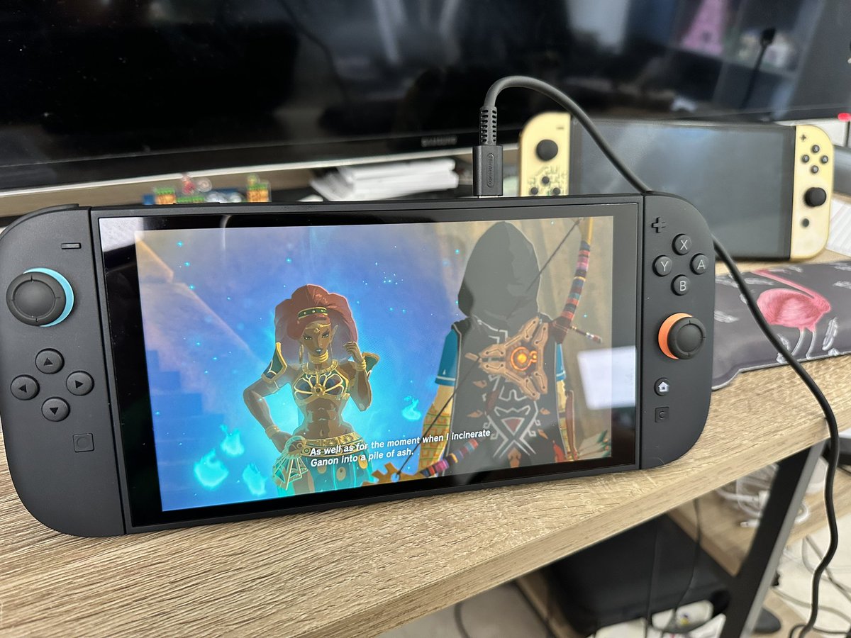 Had no issues walking in the other day and picking up a Switch 2 without a preorder. Also, glad that BOTW recognized my save and kept my DLC!

#switch2 #botw #zelda #NintendoSwitch2