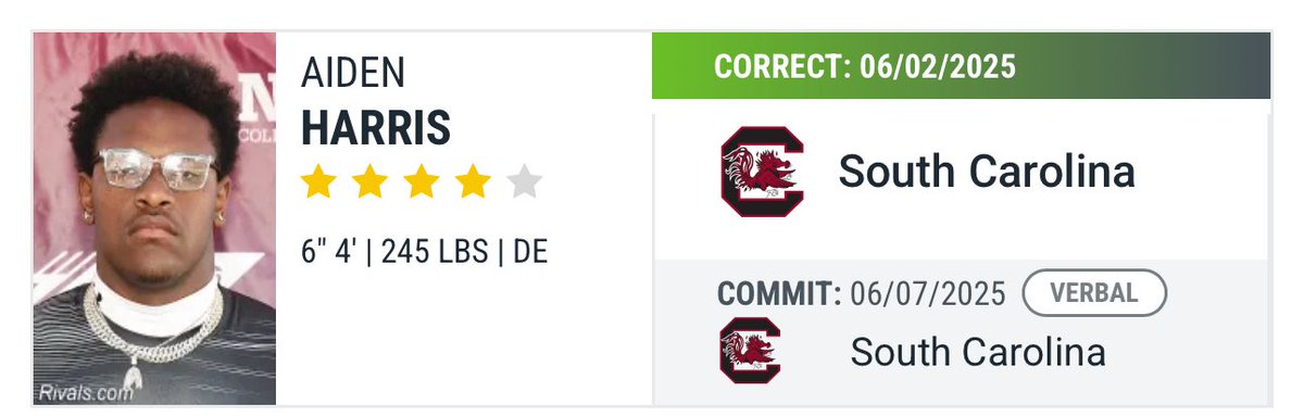 FishCastTracker's tweet photo. The Harris brothers are coming to Carolina ✅ @usctalk https://t.co/vjnMea2sxb