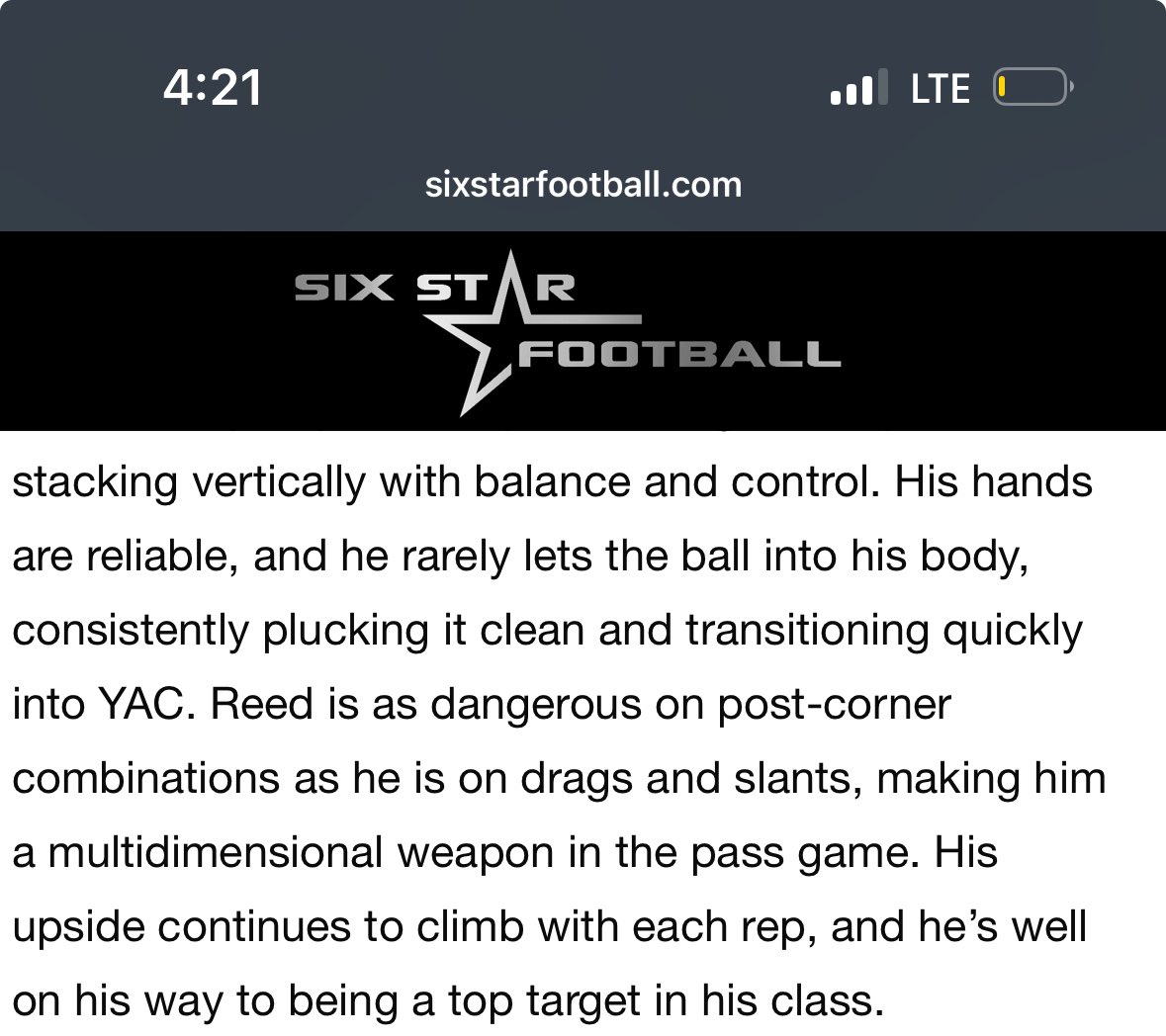 Tyler Reed (@tylerreedctx) on Twitter photo Thank you <a href="/sixstarfootball/">Six Star Football | PLUS+</a> for my write up from <a href="/OU_Football/">Oklahoma Football</a> football camp. I truly appreciate the recognition.
<a href="/DannyServance/">Danny Servance</a> <a href="/CoachWill1424/">William Jones</a> <a href="/RecruitEllison/">ELLISON RECRUITING</a> <a href="/TXRecruits/">Texas Recruits</a> <a href="/247recruiting/">247Sports Recruiting</a> Thank you <a href="/sixstarfootball/">Six Star Football | PLUS+</a> for my write up from <a href="/OU_Football/">Oklahoma Football</a> football camp. I truly appreciate the recognition.
<a href="/DannyServance/">Danny Servance</a> <a href="/CoachWill1424/">William Jones</a> <a href="/RecruitEllison/">ELLISON RECRUITING</a> <a href="/TXRecruits/">Texas Recruits</a> <a href="/247recruiting/">247Sports Recruiting</a>