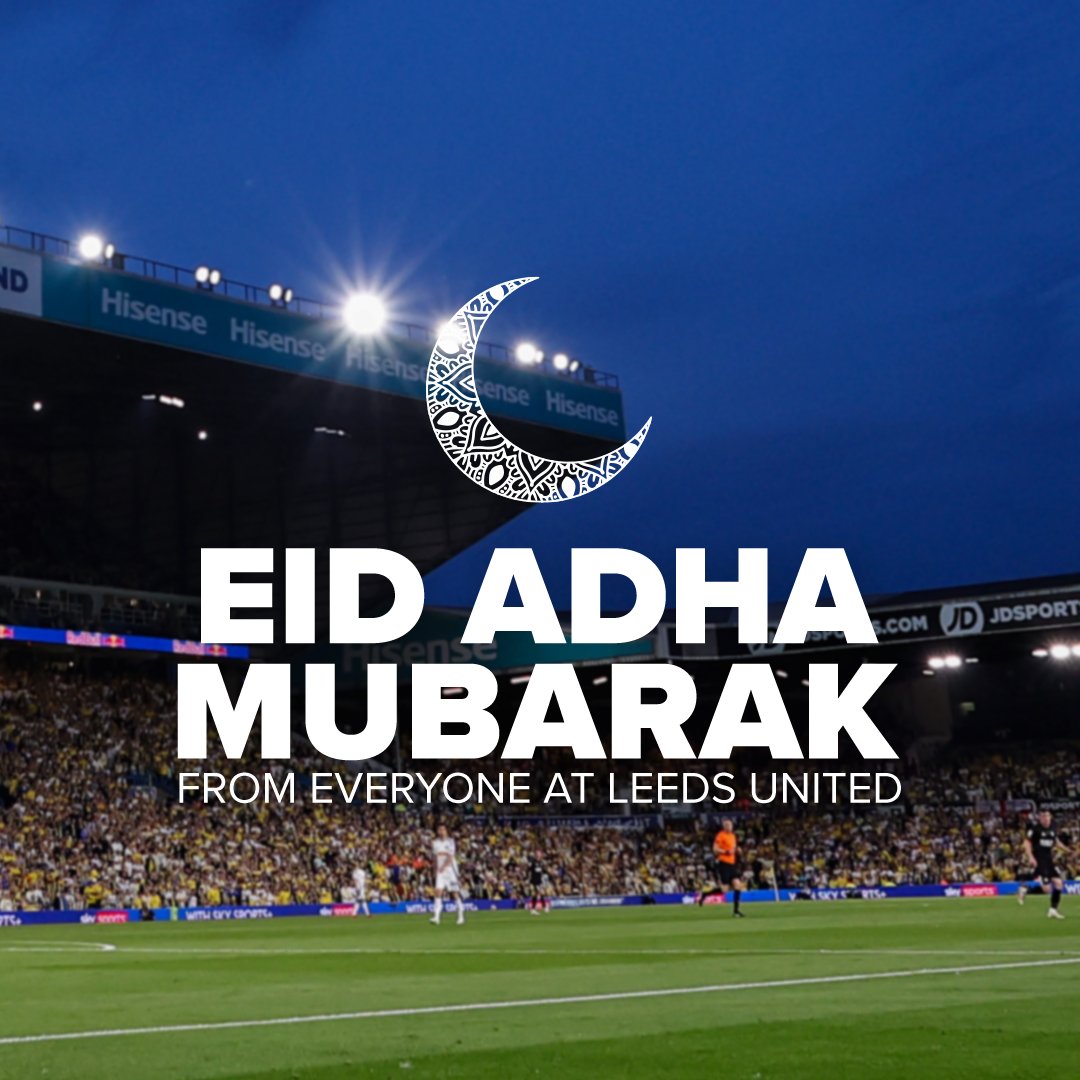 🤍 Eid Adha Mubarak to all #LUFC fans celebrating around the world!