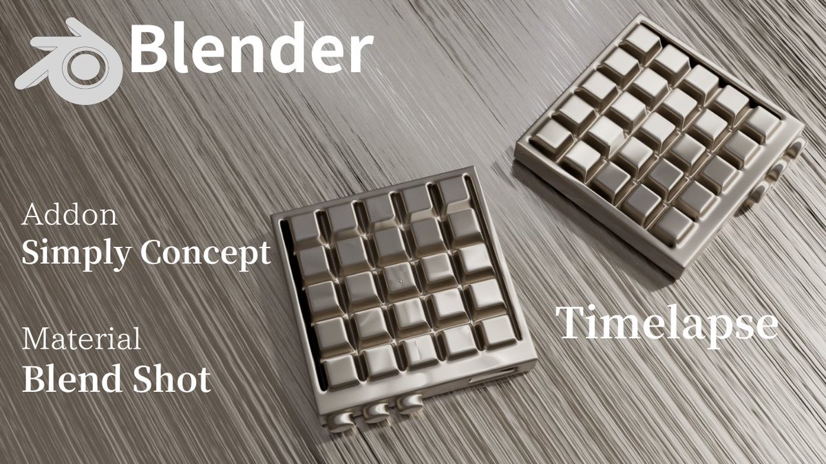 hinata_hugu's tweet image. いつも雑ですが

Simply Concept　と　Pro.Geo.Prim

の作業例

#blender
#addon