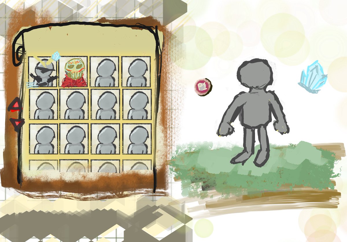 r_ddoh's tweet photo. Character select screen idea #gamedev https://t.co/xLEsnu7djL