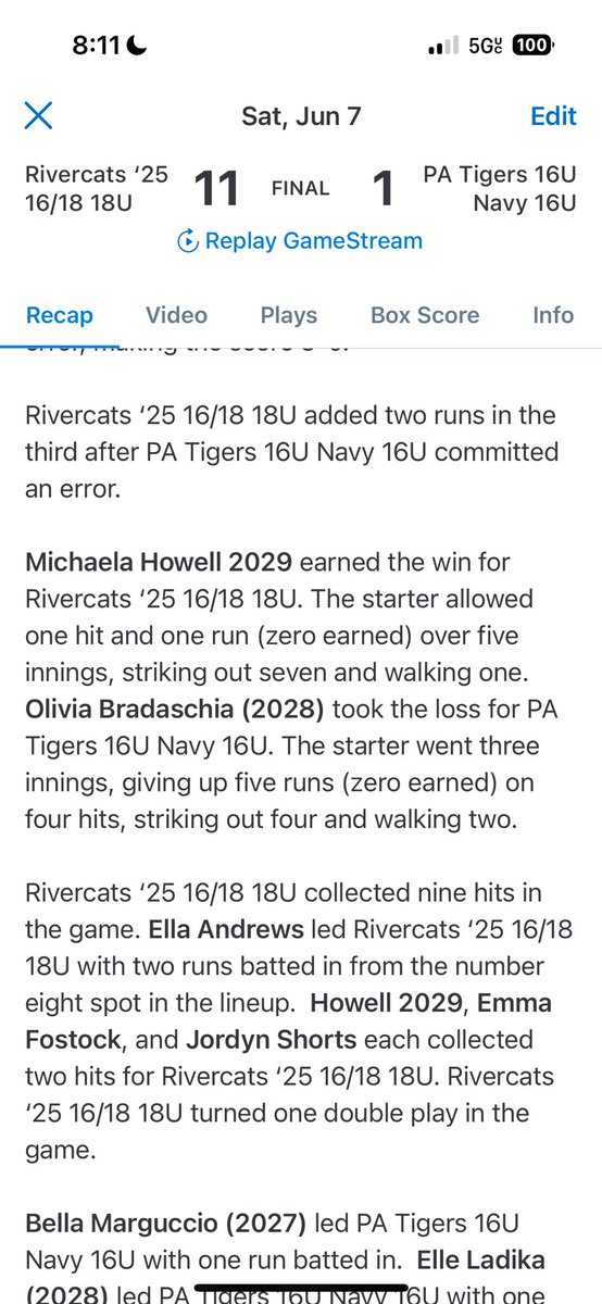 Michaela Howell 2029 tweet media