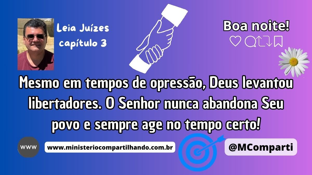 MComparti's tweet photo. Graça, Paz e Alegria! Leia Juízes 3

Mesmo em tempos de opressão, Deus levantou libertadores. O Senhor nunca abandona Seu povo e sempre age no tempo certo!

Boa noite!

#CompartilhandoNaWeb #Bíblia #libertador #SenhorAge #TempoCerto #Juízes #DeuséFiel #MinisterioCompartilhando https://t.co/QydVgXwsB6