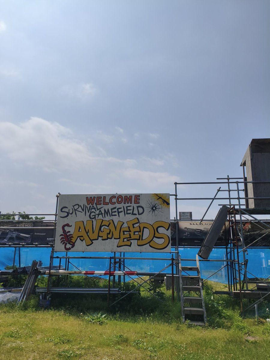 HelpWorld2020's tweet image. アングニーズさんでの久しぶりのサバゲー。天気も良し。ハンドガン戦もありたが、予備マガジン無し(*_*)
楽しむどー。#アングニーズ　#ANGNEEDS #サバゲー
