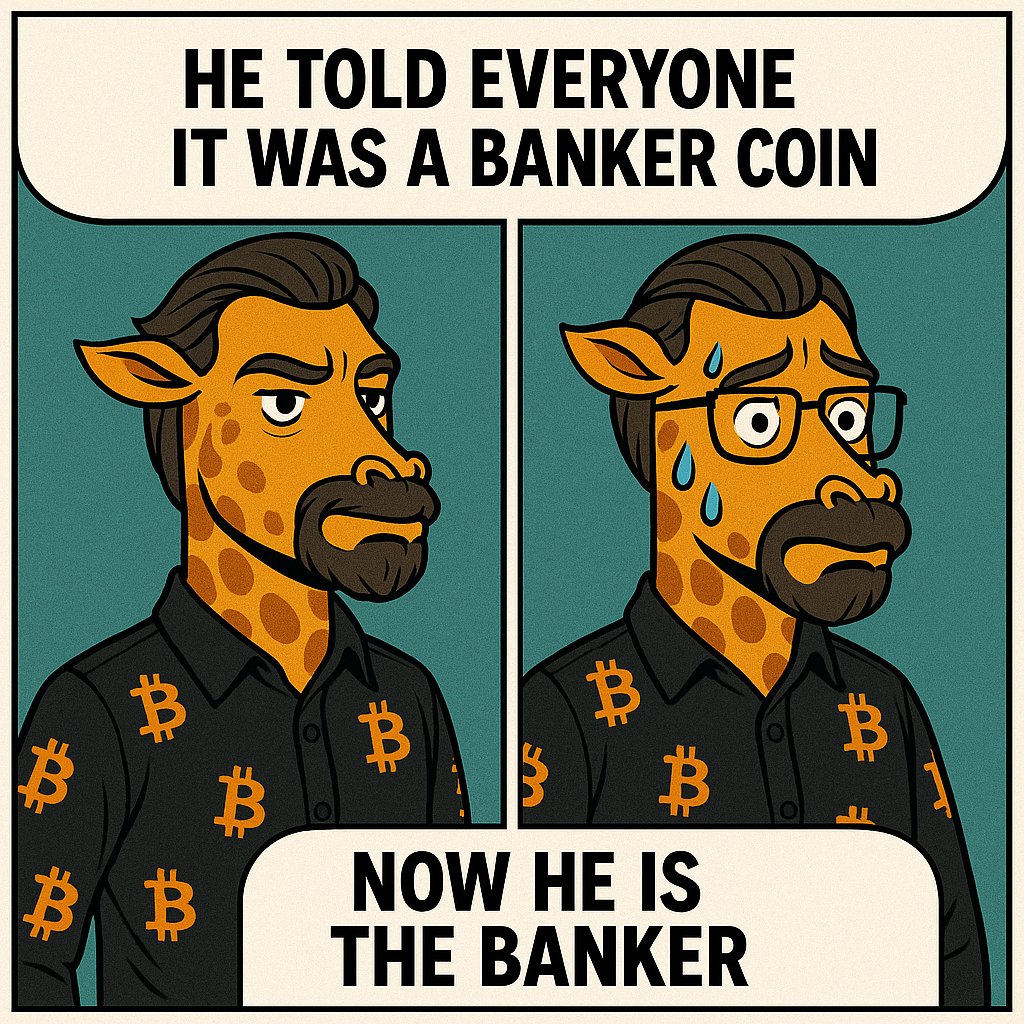 GiraffeGang_OF's tweet photo. No banker vibes here. Just tall memes and GZ. 🦒💸 #GiraffeGang_official #GUNITZ https://t.co/ccT8Gq4WfK