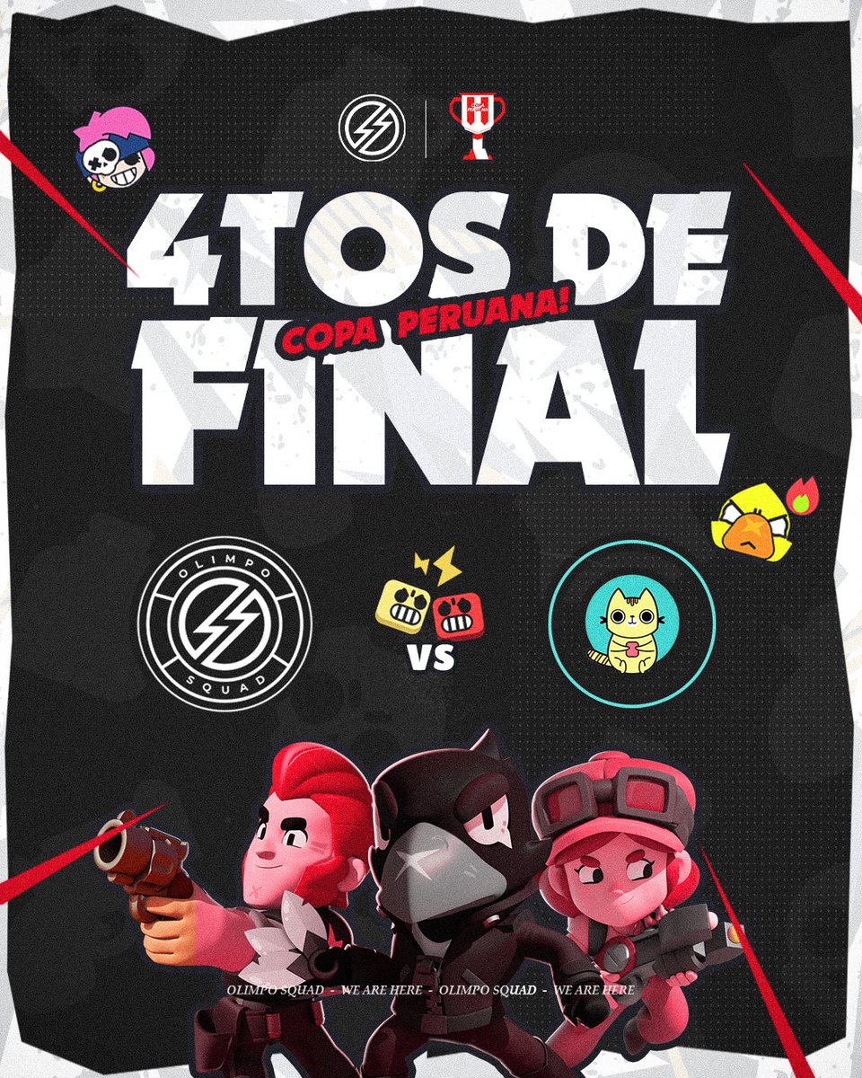 Olimpo Squad⚡️ (@olimposquad) on Twitter photo #BS | MATCHDAY!
Hoy jugamos los cuartos de final de la <a href="/LigaPeruana_BS/">Liga Peruana de BS</a>. El rival de turno es #FullCapibaras.
Falta poco para llegar al objetivo, ¡vamos dioses!
#WeAreHere⚡️ #GoOS #BS | MATCHDAY!
Hoy jugamos los cuartos de final de la <a href="/LigaPeruana_BS/">Liga Peruana de BS</a>. El rival de turno es #FullCapibaras.
Falta poco para llegar al objetivo, ¡vamos dioses!
#WeAreHere⚡️ #GoOS