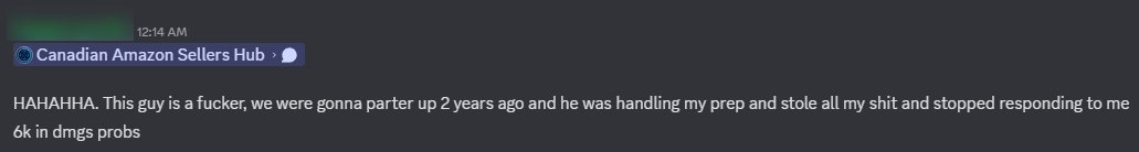 Interesting what people tell you once you expose the bullshit.

Sounds like the dude is definitely making "legit"/"legal" money