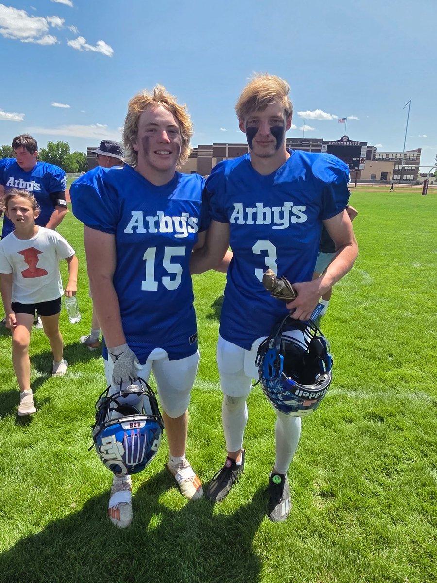 I’m proud of these two dudes! It was fun watching them play another football game!