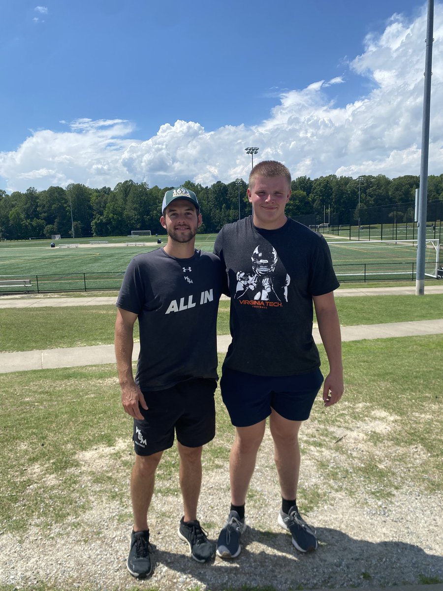 nickalo591's tweet photo. I had a great time at William and Mary today! Thanks @Coach_Armstrong for the coaching. https://t.co/JPqOvmgChT