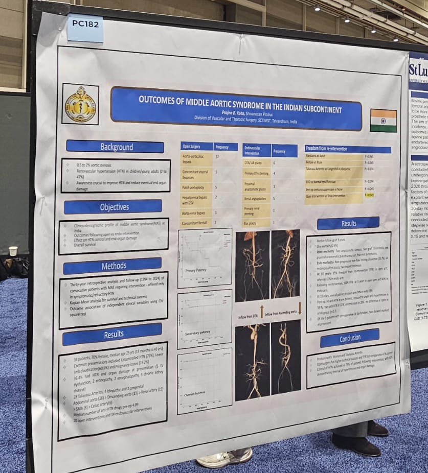 DrPShivanesan (@pshivanesandr) on Twitter photo Congratulations to <a href="/PrajnaKota/">Prajna Kota MS, MCh</a> on receiving the prestigious SVS International Scholars Award 2025! A proud moment as she represents our work at #VAM25 <a href="/sctimst_tvm/">SCTIMST</a> <a href="/Vascular_India/">Vascular Society of India</a> <a href="/World_fvs/">WFVS</a> Congratulations to <a href="/PrajnaKota/">Prajna Kota MS, MCh</a> on receiving the prestigious SVS International Scholars Award 2025! A proud moment as she represents our work at #VAM25 <a href="/sctimst_tvm/">SCTIMST</a> <a href="/Vascular_India/">Vascular Society of India</a> <a href="/World_fvs/">WFVS</a>