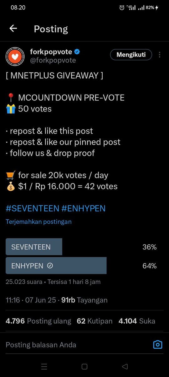 kjins92's tweet photo. @forkpopvote Done 🙌 https://t.co/2dJzQOynLV
