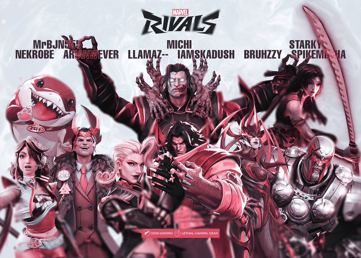 Atlanta Phoenix Guard (@atlphoenixguard) on Twitter photo We now return you to your scheduled programming, already in progress.
OUR ROSTER FOR THE MARVEL RIVALS CHAMPIONSHIP
🛡️Vanguard - llamaz-- | <a href="/llamazdashdash/">llamaz—</a>
🛡️Vanguard - Michi | <a href="/_Michiiiiiiiiii/">Michi</a>
🛡️Vanguard - Spikemecha | <a href="/Spikemecha/">Spikemecha</a>
⚔️Duelist - IAmSkadush | <a href="/IamSkadush/">IamSkadush</a> We now return you to your scheduled programming, already in progress.
OUR ROSTER FOR THE MARVEL RIVALS CHAMPIONSHIP
🛡️Vanguard - llamaz-- | <a href="/llamazdashdash/">llamaz—</a>
🛡️Vanguard - Michi | <a href="/_Michiiiiiiiiii/">Michi</a>
🛡️Vanguard - Spikemecha | <a href="/Spikemecha/">Spikemecha</a>
⚔️Duelist - IAmSkadush | <a href="/IamSkadush/">IamSkadush</a>