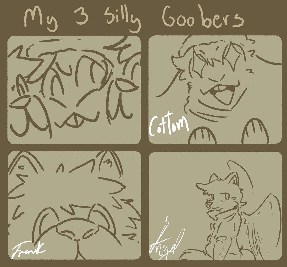 Mis 3 Oc's favoritos (perdoname Ruby)