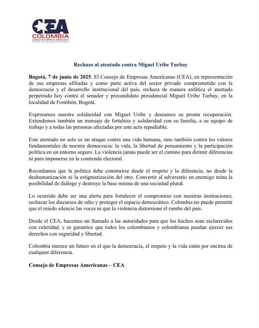 CEA Colombia tweet media