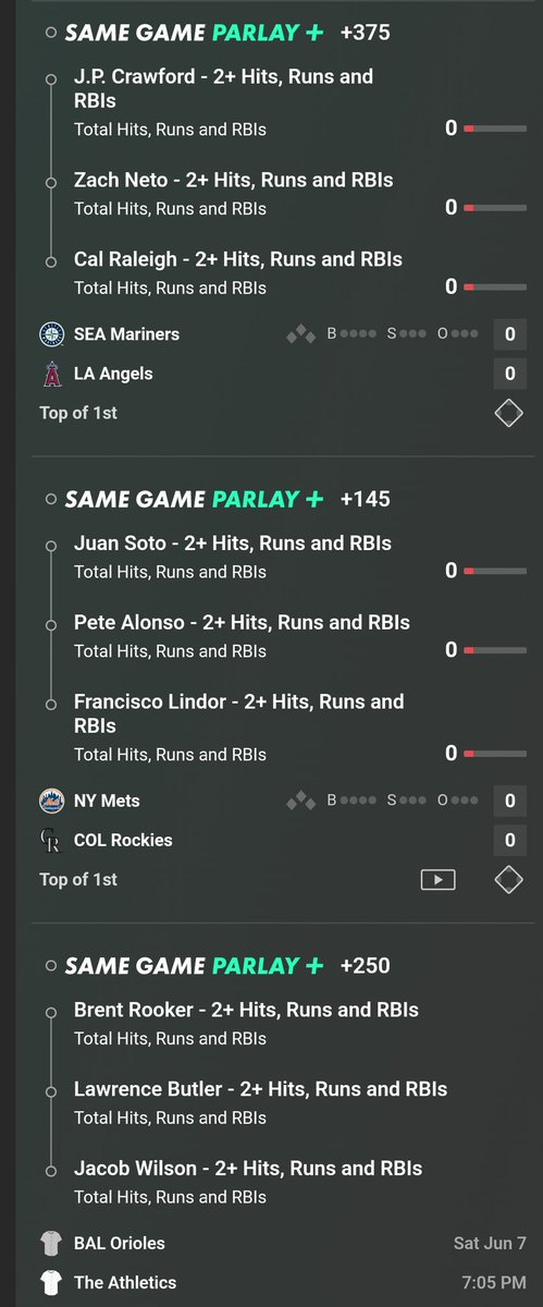 Bet Builder Blitz 🏈🏀⚾️⛳️🥊💵 tweet media