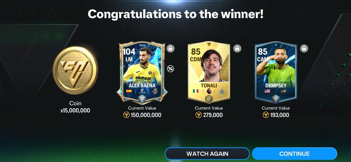 TOTS weekend challenge Week 6️⃣ Day 2️⃣ guaranteed 101-109 TOTS player and the final TOTS weekend challenge of 2025. Did you get anything good from this challenge either this week or any week during TOTS. I don't think I got anything worth more than 10 shards! How about you?
