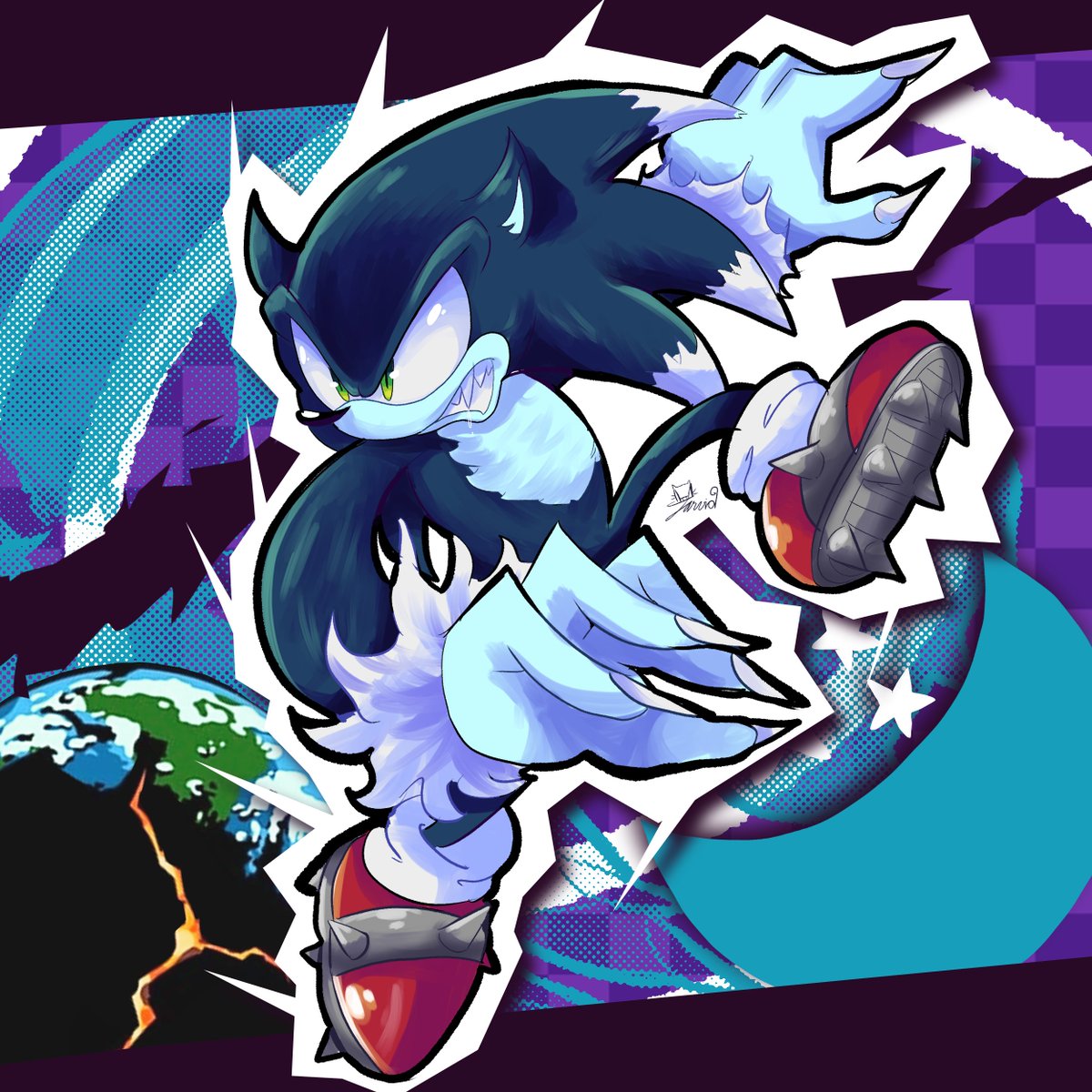 JarvidTakero's tweet image. SONIC THE WEREHOG!!!
coso que hice para un collab en newgrounds :&amp;gt;
#SonicTheHedgehog #sonicunleashed #sonicfanart