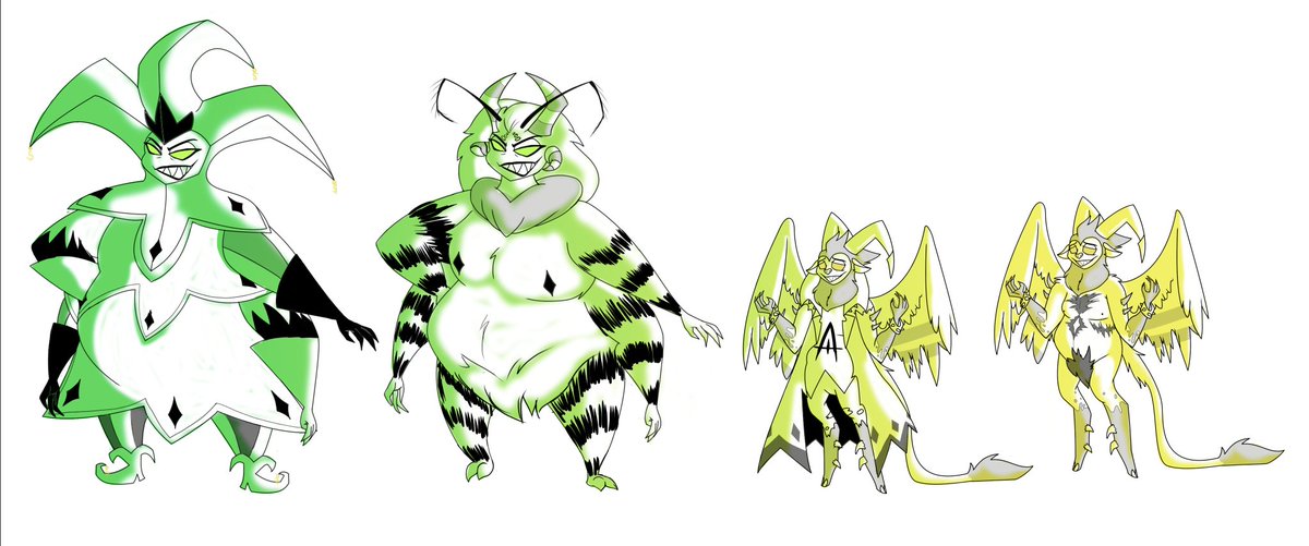 GoopyLizard's tweet image. no for something less destracting #helluvabossmammon #HazbinHotelAdam #greedyguitar