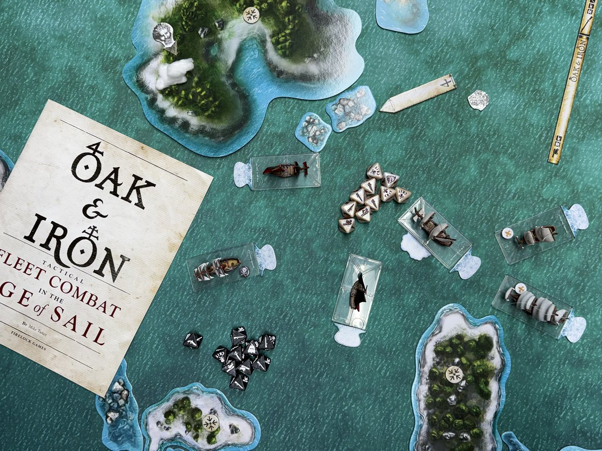 ThePlunderDen's tweet image. Tomorrow I will be releasing a video where I take a deep dive into the amazing dice sets released by the @BaronOfDice for Blood&Plunder and Oak&Iron