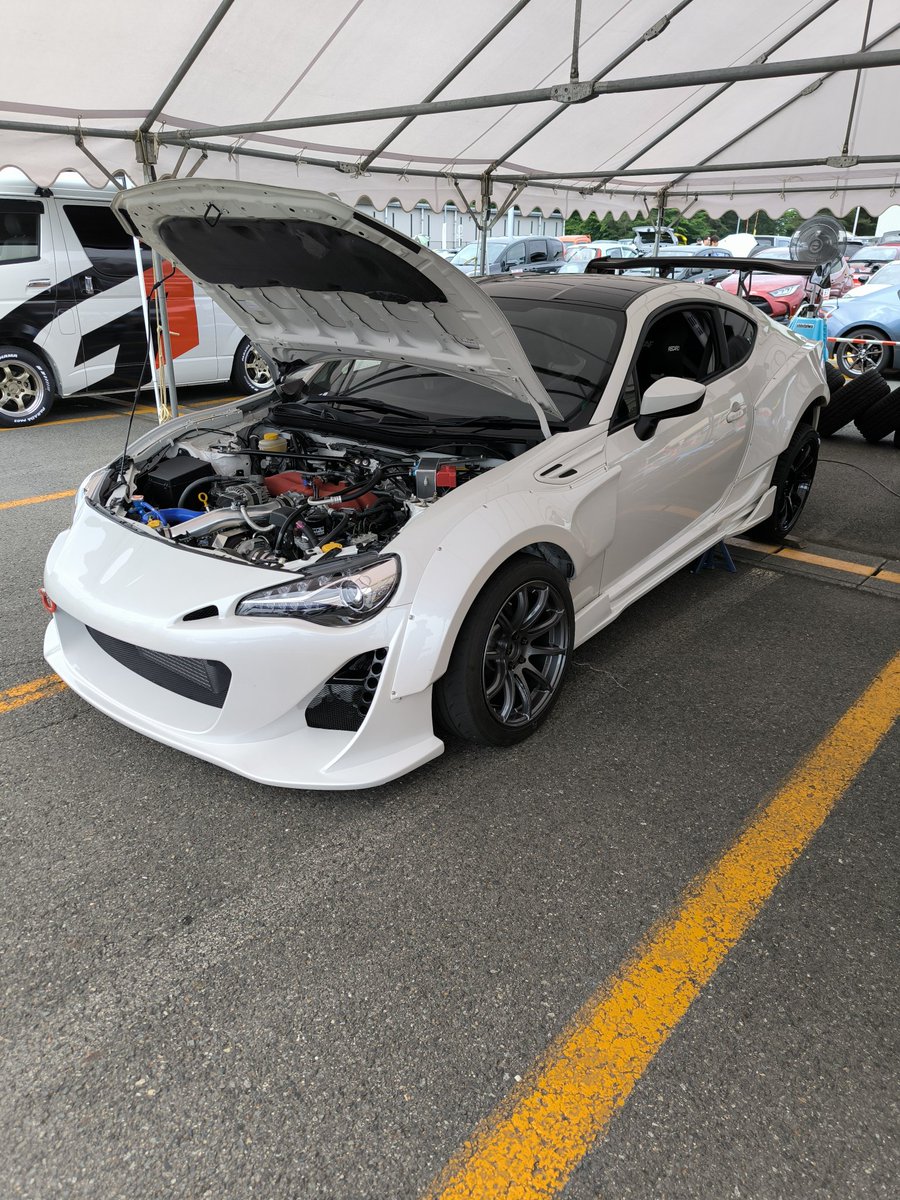 NNSMH_toZC32S's tweet photo. 北上金ケ崎のトヨタ自動車東日本 岩手工場で開催中の #TMIG 。その隣で開催中の #オートテスト に参戦中。
普段のオートテストよりギャラリーが多いからちと緊張💦 https://t.co/tbAeJA3f8k
