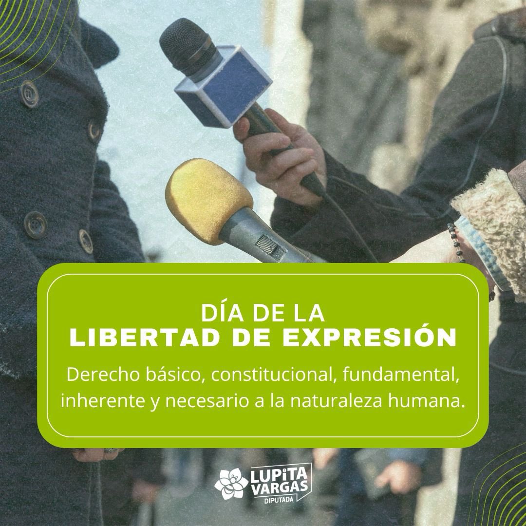 La libertad de expresión 🗣️ no se concede, se reconoce.

Es un derecho esencial para construir una sociedad justa, plural y consciente ☝️.