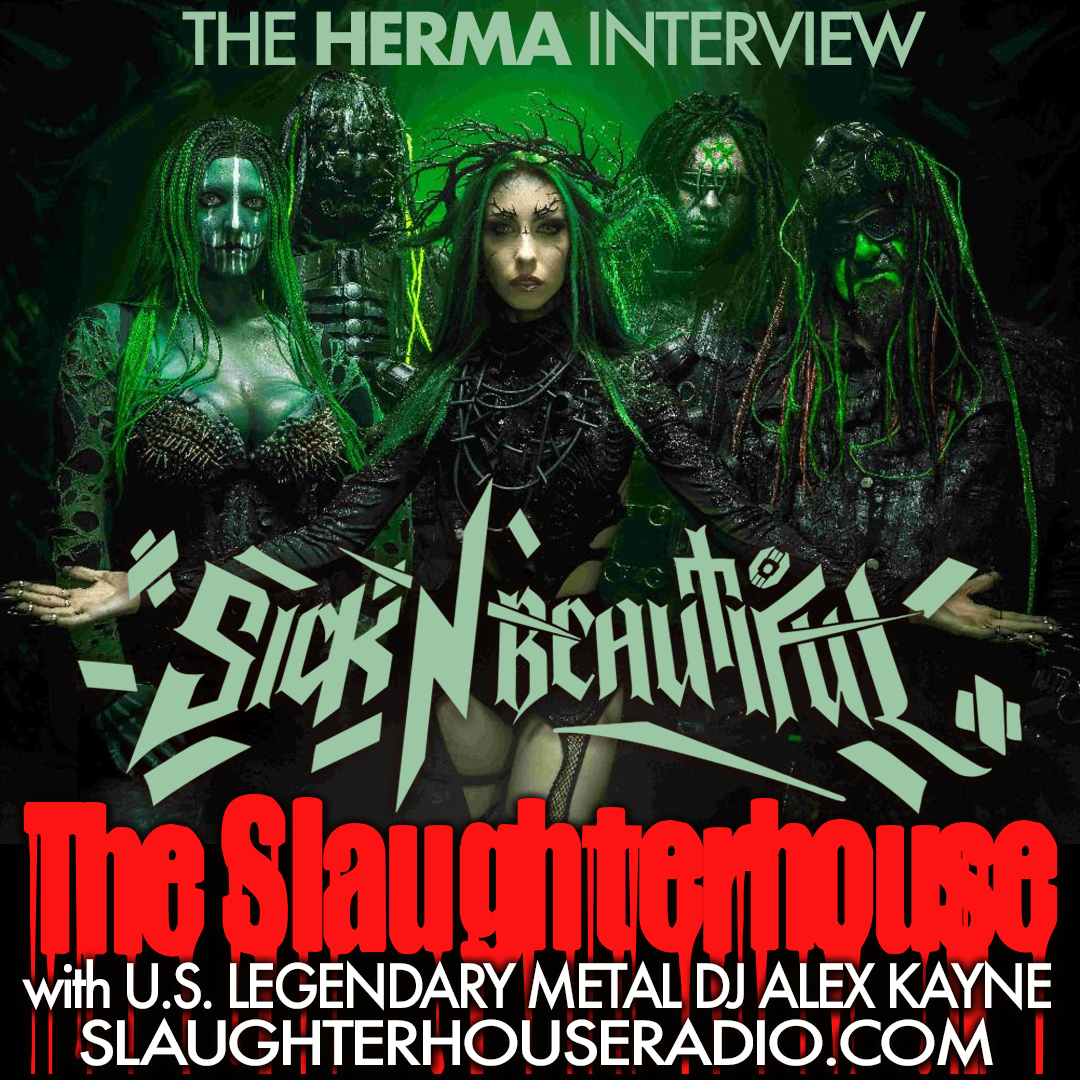 ...Italian Metal killers @sicknbeautifulband's vocalist extraordinaire Herma talks with @djalexkayne about the makings of their new album: "HORROR VACUI" which is OUT NOW on @blkiiblk Records Dial in to slaughterhouseradio.com it's FREE no subscription, no commercials!
