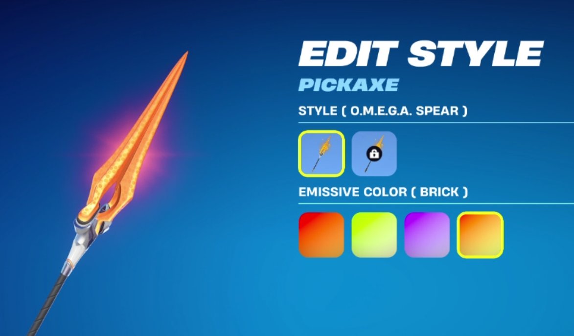 Captin_Blizzy's tweet photo. @FortniteStatus 

Are these emissive colors supposed to be identical? 
If anything I'd expect the red to be red and not orange. https://t.co/SzOLECVHoO
