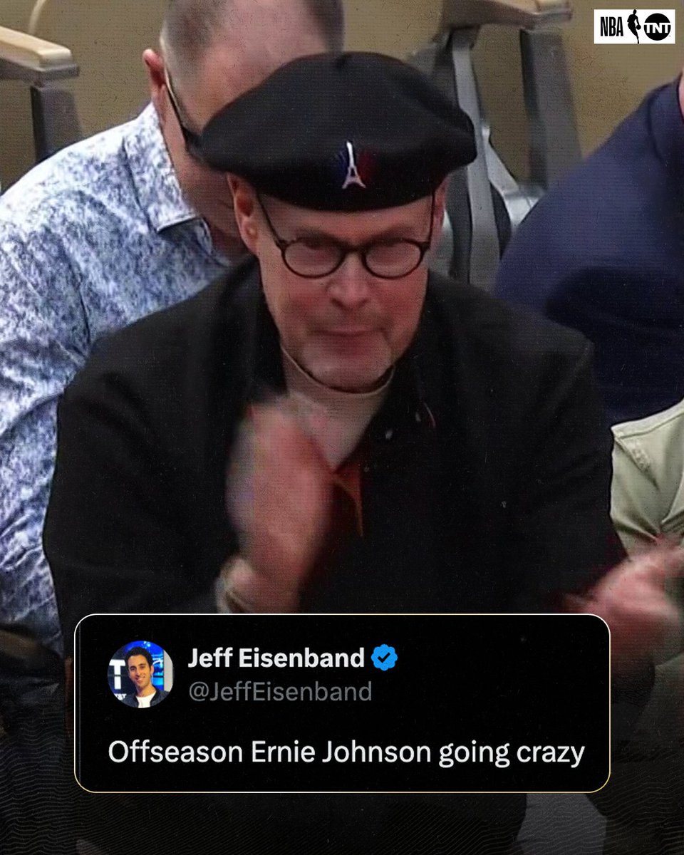NBAonTNT's tweet image. EJ was dripped out in Paris ๐ฎโ๐จ
He was in attendance as @CocoGauff secured her first #RollandGarros Title ๐
(via X/JeffEisenband)