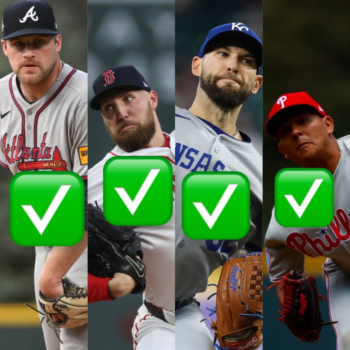 $1,000 to someone that’s likes the post in honor of the 4-0 MLB MEGA SWEEP 🧹✅ 

Michael Wacha Over 4.5 HA✅
Ranger Suarez Over 17.5 PO✅
Bryce Elder Under 5.5 HA✅
Garrett Crochet Over 17.5 PO✅

All glory to god ✝️