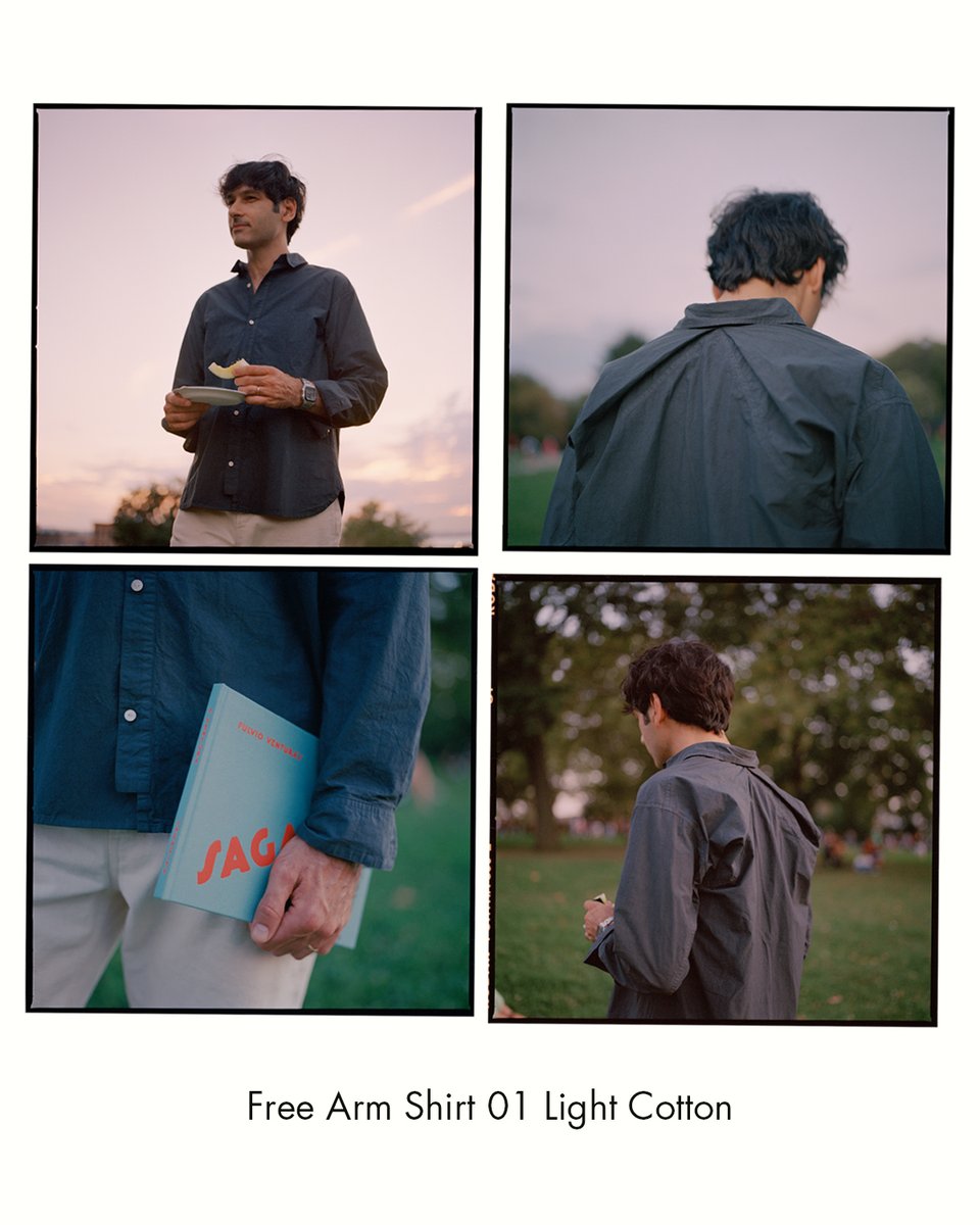 POSTALCO_NEWS's tweet photo. Free Arm Shirt 01 Light Cotton
独特のドライなタッチ。軽くて通気性が高い快適な着心地。
Dry touch. Improved breathability and lightness for Summer.

Photo: Jason Fulford

https://t.co/KcUo2P8pZe
#ポスタルコ #ウェア #シャツ #デザイン #postalco #shirt #design #tokyo #japanmade https://t.co/kFrFZHpVDc
