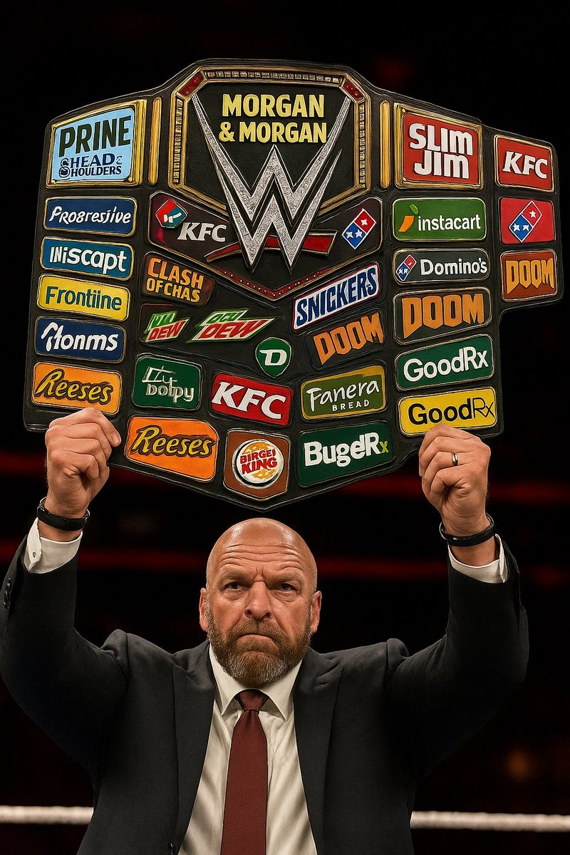 PatrickLeeD's tweet photo. @WWE Can’t wait for @TripleH to unveil the new @TKOGrp titles after @JohnCena retires the old title #MITB https://t.co/E6HnchXP7f