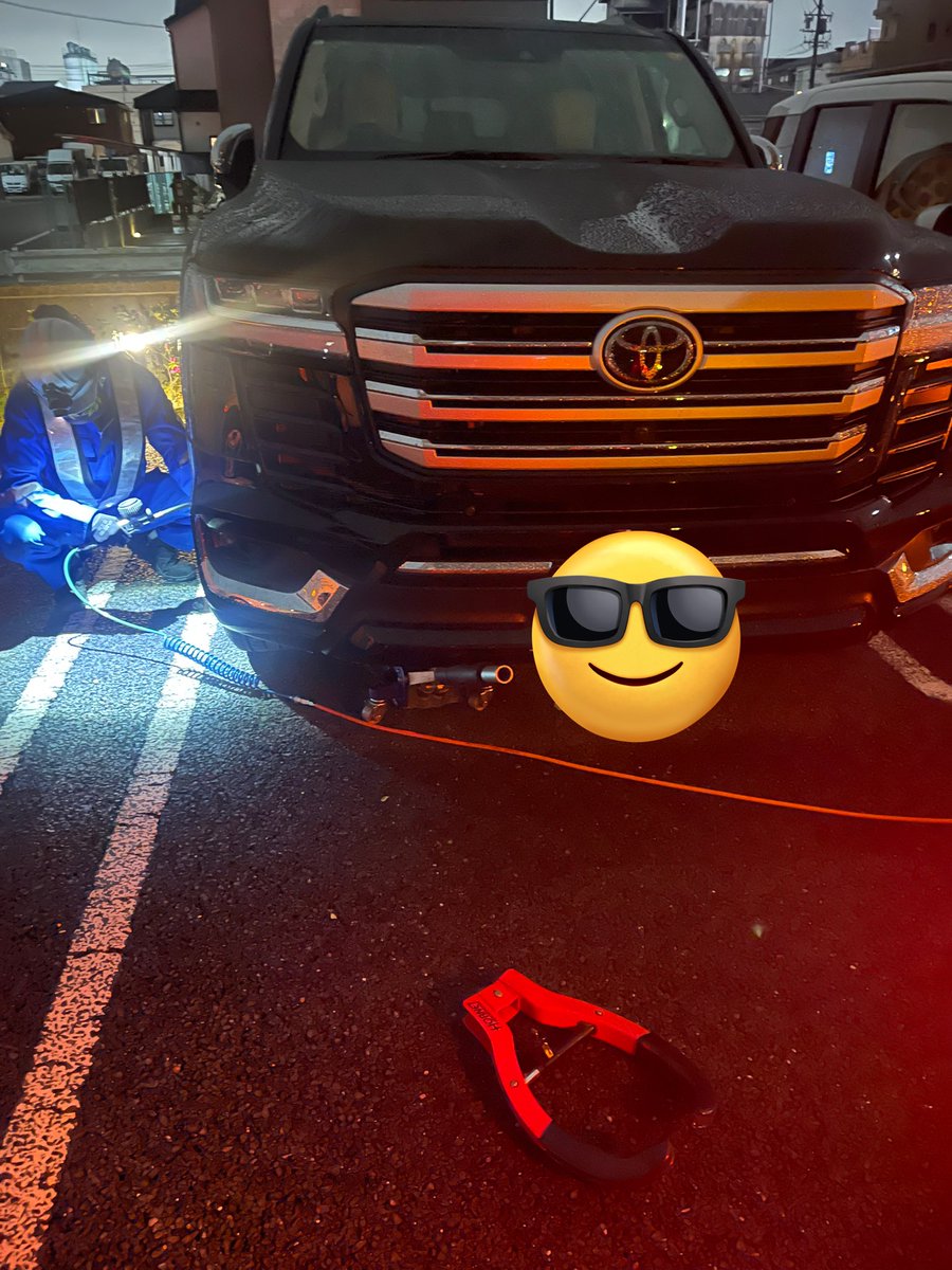 嫁さんがホイールロックしたまま発進しました😂
効果がよくわかりましたがもうホイールロックはしません笑