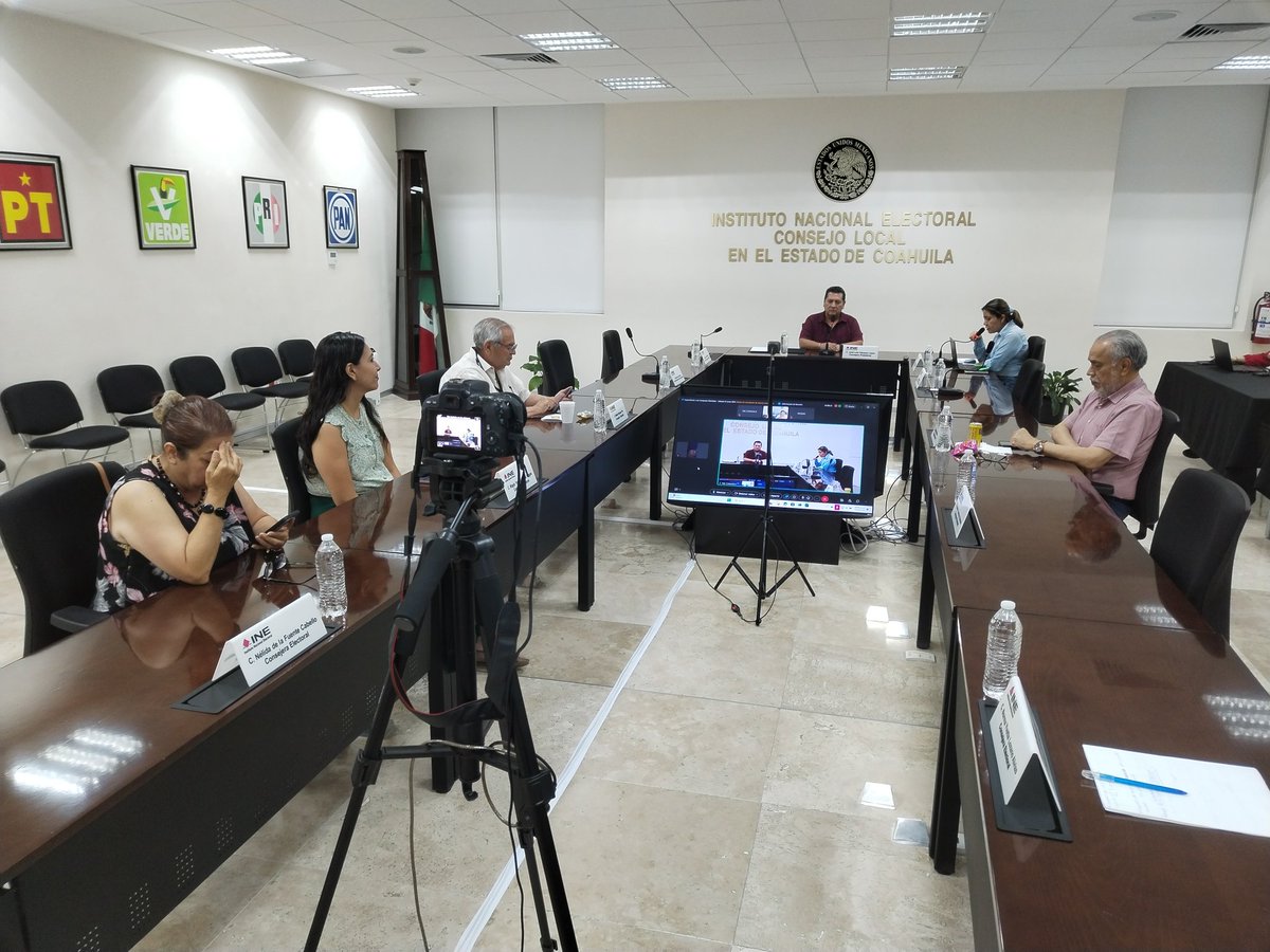 Reanudación de la sesión permanente de seguimiento de los Cómputos Distritales de la Elección del Poder Judicial de la Federación - Consejo Local del INE Coahuila

youtube.com/live/7mcRY0slB…