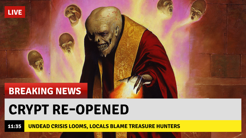 TinManGames's tweet image. BREAKING NEWS: Crypt Re-opened
Undead Crisis Looms, Locals Blame Treasure Hunters
Read more: store.steampowered.com/news/app/85688…