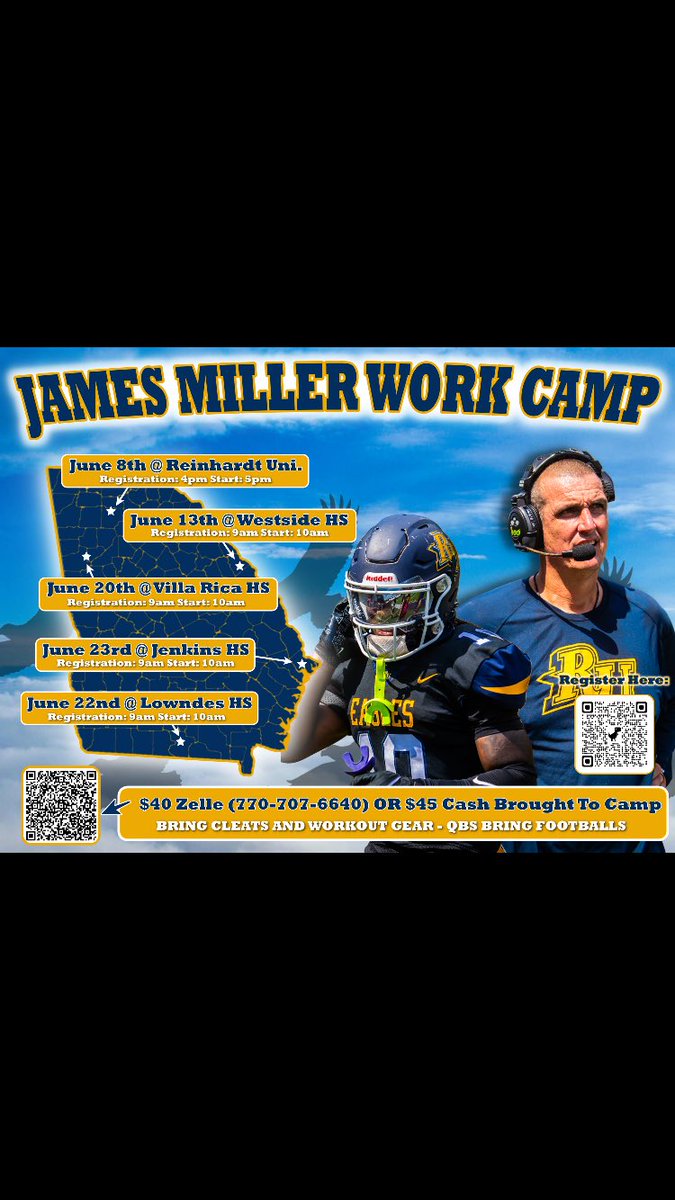 Caleb Scroggins (@calebscrog) on Twitter photo thankful for getting invited to the Reinhardt work camp <a href="/ReinhardtFB/">Reinhardt Football</a> <a href="/StatesboroFB/">Statesboro Football</a> #Belt thankful for getting invited to the Reinhardt work camp <a href="/ReinhardtFB/">Reinhardt Football</a> <a href="/StatesboroFB/">Statesboro Football</a> #Belt