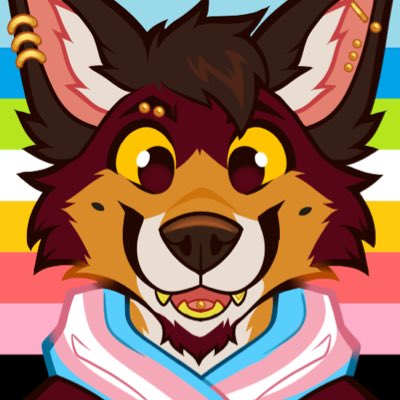 #NewProfilePic by YoteCoyote on 🟦☁️
Or yoteart.carrd.co . My new pride tradition tbh
