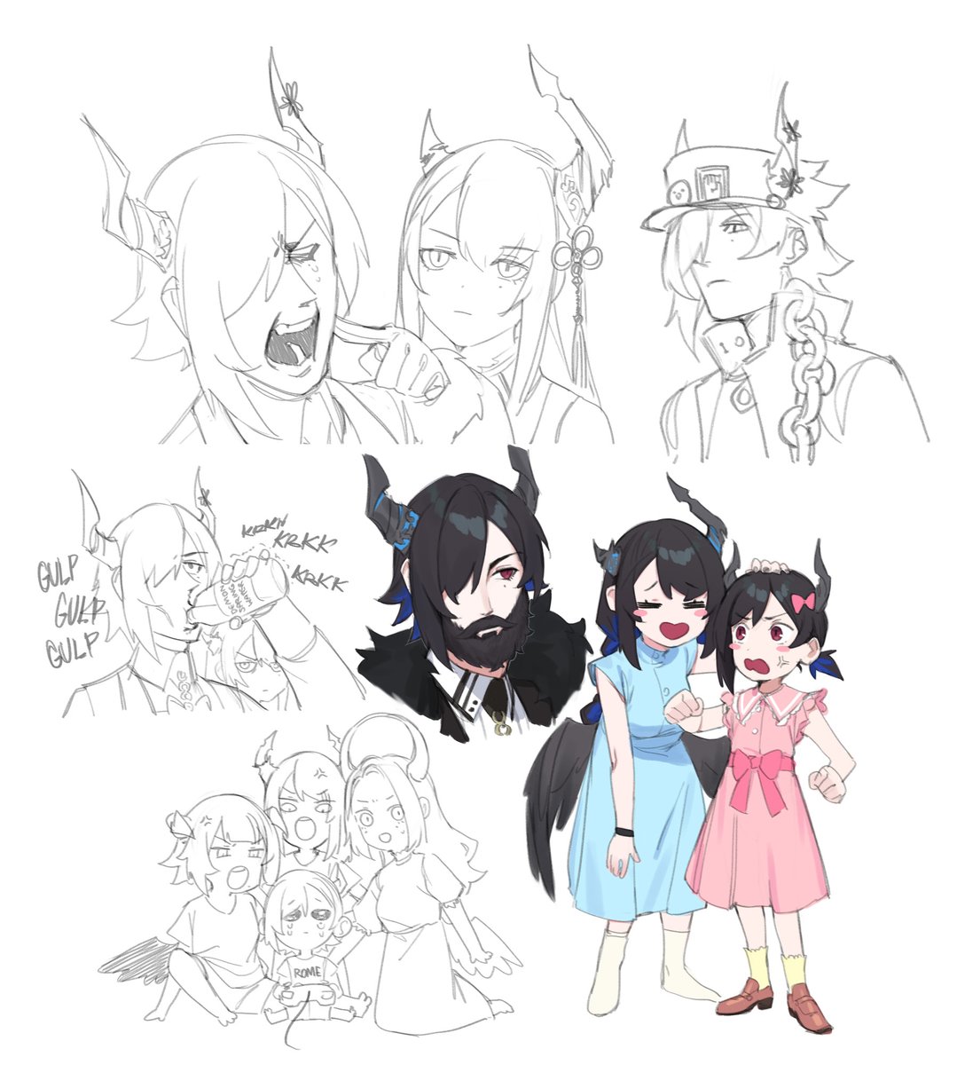 malphis debut doodles
#RavenCrafts #MALPHISIIDEBUT