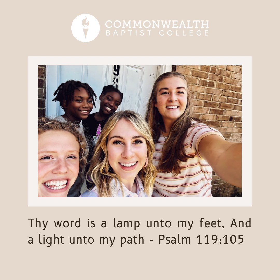 At CBC, we believe that students don’t just grow in their understanding of God’s will by sitting in a classroom—they grow by stepping out in obedience (John 7:17, Psalm 119:105).

Truth isn’t learned by observation alone—it’s learned by obedience.

#CBCplace2be