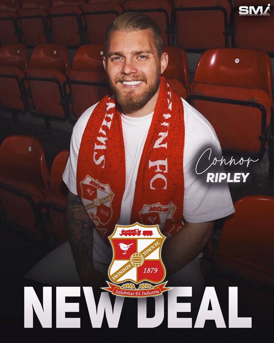 Sport Management Int (@smi_world) on Twitter photo Massive congratulations <a href="/ripley_connor/">Connor Ripley</a> who has signed a new deal at <a href="/Official_STFC/">Swindon Town Football Club</a> ๐๐ผ Well deserved Connor โค๏ธ @smi_world family ๐๐ผ #STFC #NewDeal Massive congratulations <a href="/ripley_connor/">Connor Ripley</a> who has signed a new deal at <a href="/Official_STFC/">Swindon Town Football Club</a> ๐๐ผ Well deserved Connor โค๏ธ @smi_world family ๐๐ผ #STFC #NewDeal