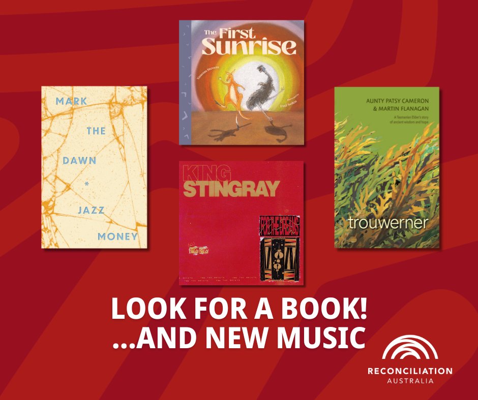 RecAustralia's tweet image. In the latest issue of Reconciliation News, we review some recent releases from First Nations writers and artists. 

📕Read more: reconciliation.org.au/look-for-a-boo…

#ReconciliationNews #Reconciliation #NRW2025