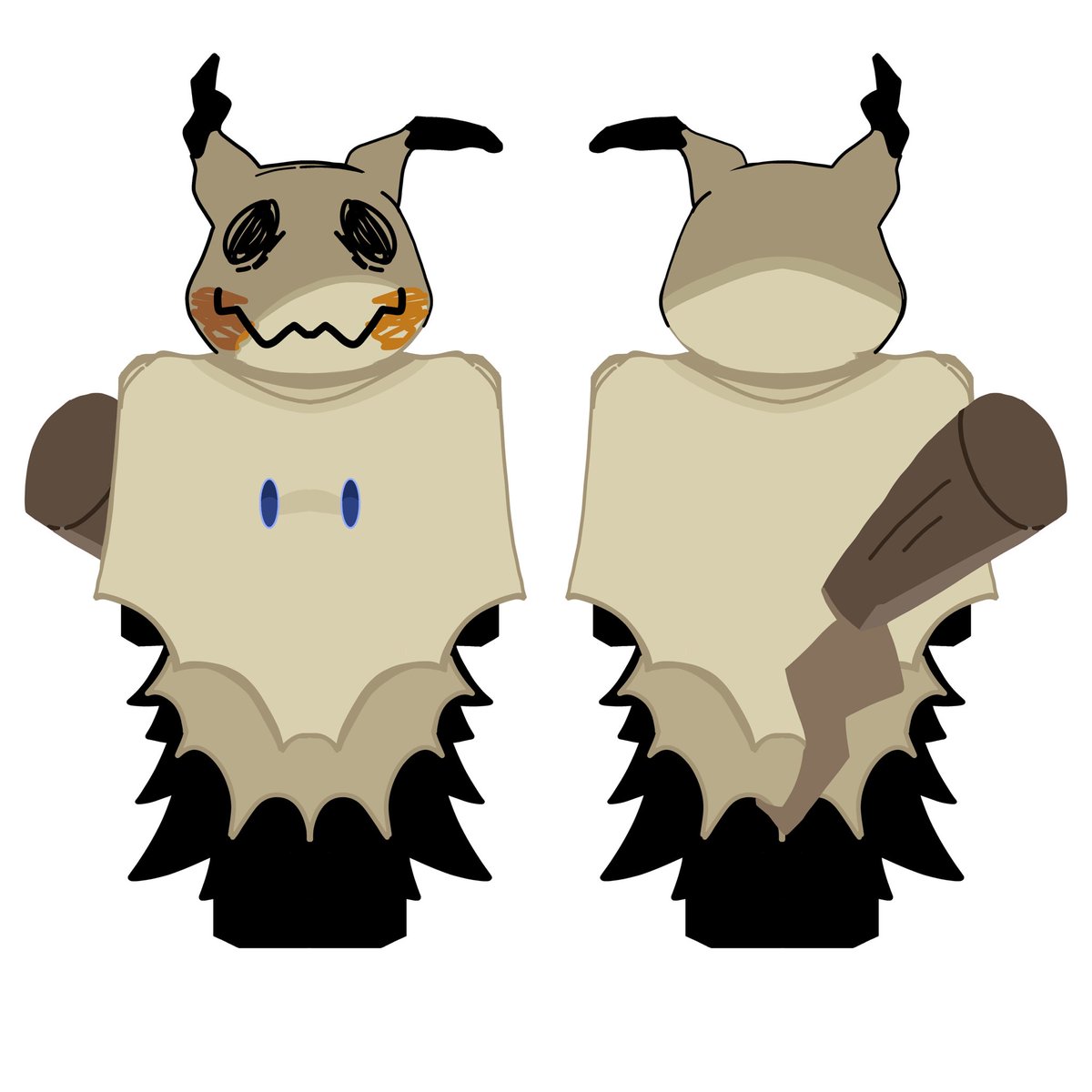 realized i was so far behind on sneakpeaks in the discord. erm.
Mimikyu Oobja #bloxa #bloxaphobia