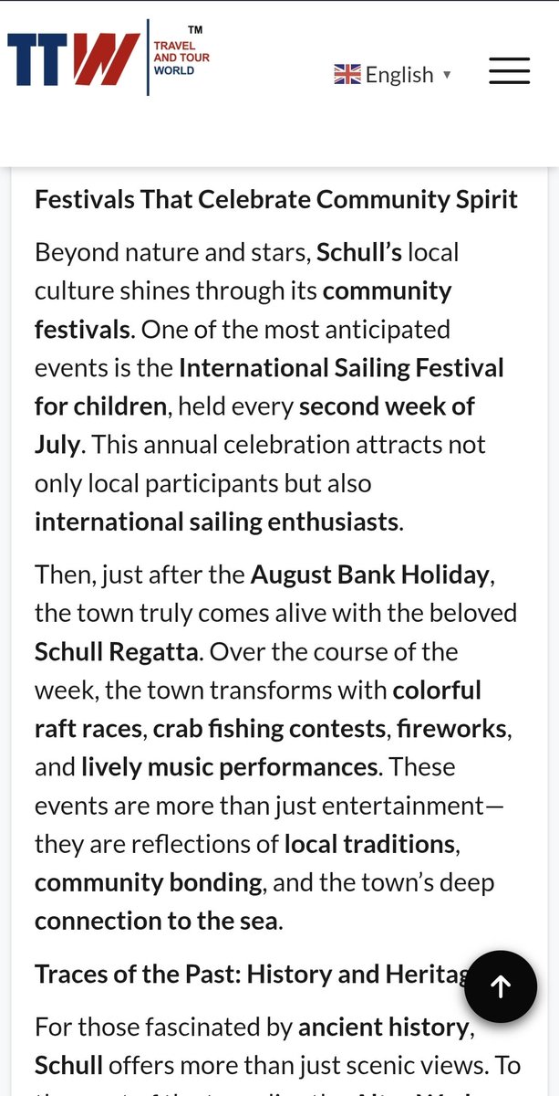 Aislinn O'Driscoll (@ais_odriscoll) on Twitter photo What a fabulous read!
Delighted to see #SchullRegatta get a mention, this year we celebrate 141 years of this brilliant little festival that embodies our community spirit 💫☀️❤️
travelandtourworld.com/news/article/c…
#WeGetToCallThisHome
<a href="/wildatlanticway/">Wild Atlantic Way</a> <a href="/pure_cork/">Pure Cork</a> <a href="/DiscoverIreland/">Discover Ireland</a> <a href="/yaycork/">Yay Cork</a> What a fabulous read!
Delighted to see #SchullRegatta get a mention, this year we celebrate 141 years of this brilliant little festival that embodies our community spirit 💫☀️❤️
travelandtourworld.com/news/article/c…
#WeGetToCallThisHome
<a href="/wildatlanticway/">Wild Atlantic Way</a> <a href="/pure_cork/">Pure Cork</a> <a href="/DiscoverIreland/">Discover Ireland</a> <a href="/yaycork/">Yay Cork</a>