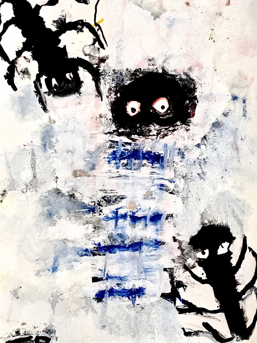 CONVOLUTED 
INK×PAPER 45CM ×40CM 
facebook.com/thomas.riesner…
instragram.com/thomas.riesner1 
thomasriesner1.wordpress.com 
#thomasriesner #thomasriesneroutsiderart #darkoutsiderart #outsiderartglobal