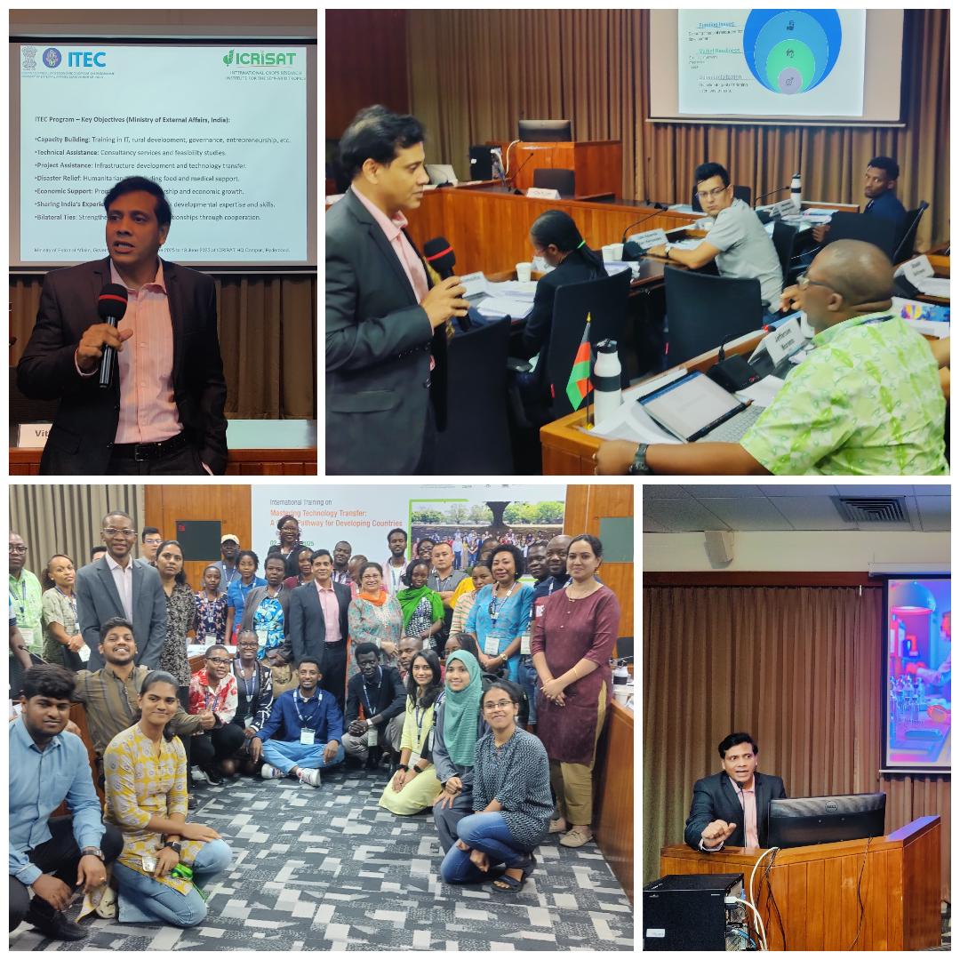 Surya Mani Tripathi (@tripathisuryama) on Twitter photo Day 4 | #ITEC Intl Course on #TechnologyTransfer <a href="/ICRISAT/">ICRISAT</a>| under <a href="/ITECnetwork/">ITEC</a>, supported by <a href="/MEAIndia/">Randhir Jaiswal</a>| Dr Vithal Kumar <a href="/IKP_SciencePark/">IKP Knowledge Park</a> delivered insightful session on Technology Transfer Offices, highlighting structure, strategy, & role in commercialization #InnovationEcosystem Day 4 | #ITEC Intl Course on #TechnologyTransfer <a href="/ICRISAT/">ICRISAT</a>| under <a href="/ITECnetwork/">ITEC</a>, supported by <a href="/MEAIndia/">Randhir Jaiswal</a>| Dr Vithal Kumar <a href="/IKP_SciencePark/">IKP Knowledge Park</a> delivered insightful session on Technology Transfer Offices, highlighting structure, strategy, & role in commercialization #InnovationEcosystem