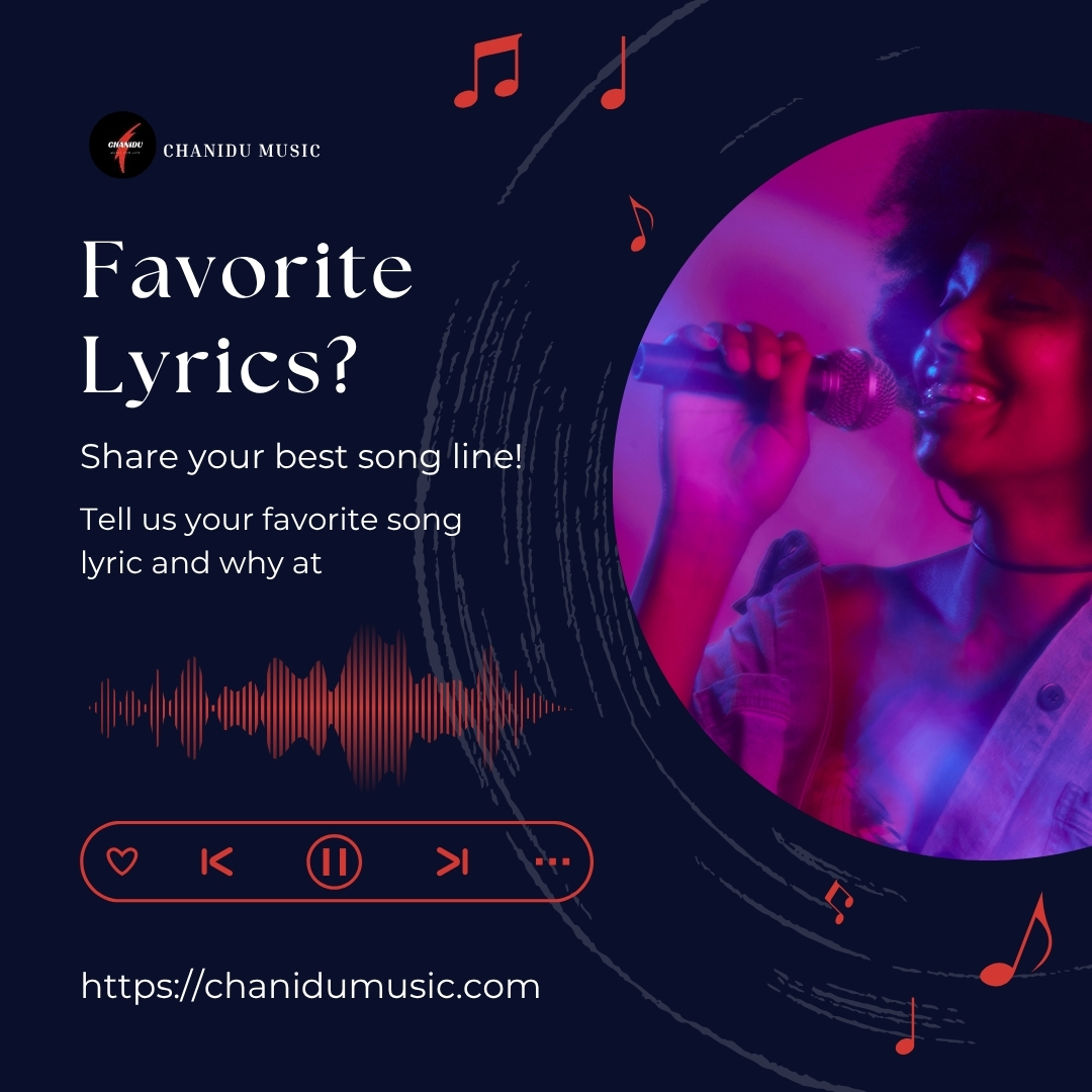 🎶 Ever wondered which song lyric takes the crown in our hearts? Spill the tea on your go-to lyric and join the ultimate music-loving community! 🤩
Discover more about the artist and upcoming releases at  chanidumusic.com
#MusicCures #LyricsThatSpea...