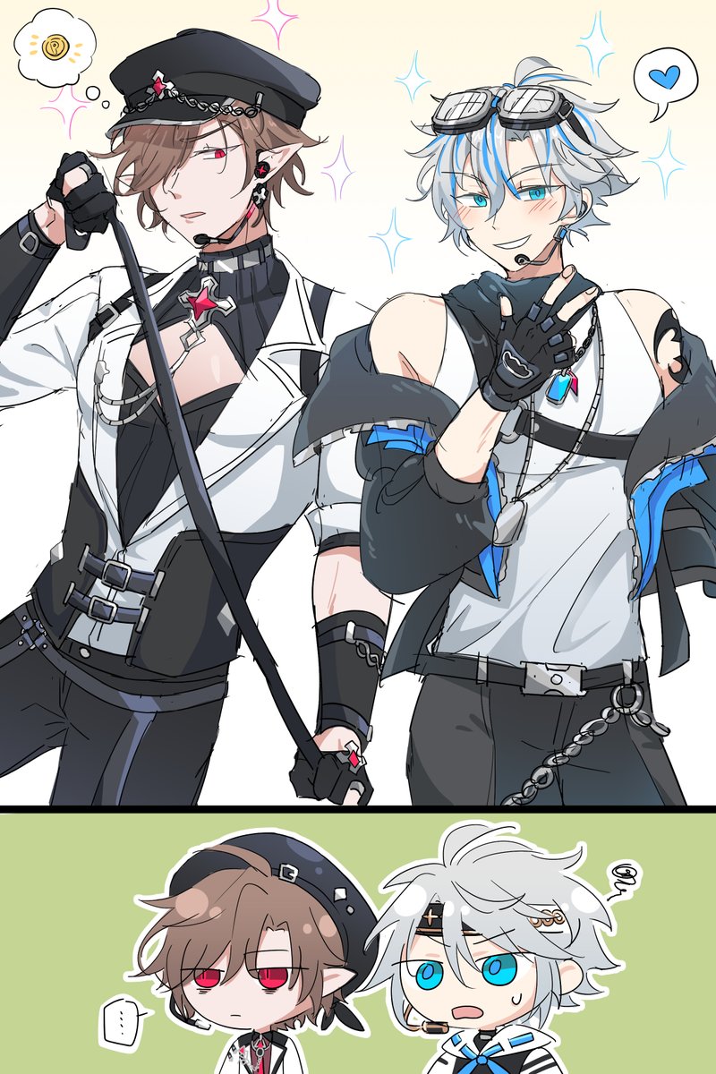 想了這麼久終究還是下手了🤕
※路拉穿艾爾偶像的衣服 RULA in ELSTAR