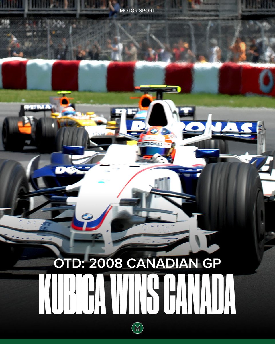 Robert Kubica won his first and only F1 race OTD at the 2008