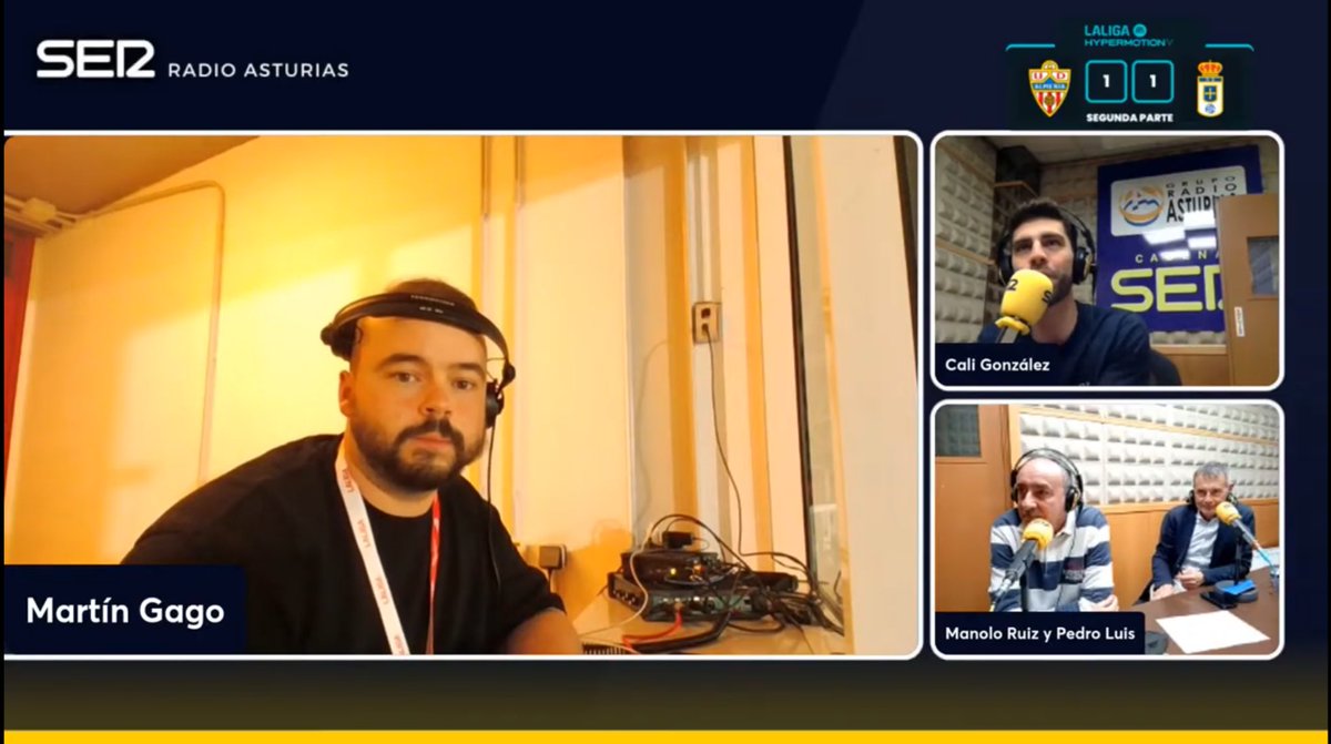 Ayer <a href="/RadioAsturias/">Radio Asturias Cadena SER</a> se estrenó en los directos de YouTube 🎬 con la retransmisión del UD Almería 1-2 Real Oviedo 🔝 que hicimos en <a href="/ASERDeportivos/">SER Deportivos Asturias</a> 📻

¡Casi cuatro horas entre previa, partido, rueda de prensa de Paunovic y protagonistas en zona mixta! 👉🏻 youtube.com/live/R4Dl3JKtY…
